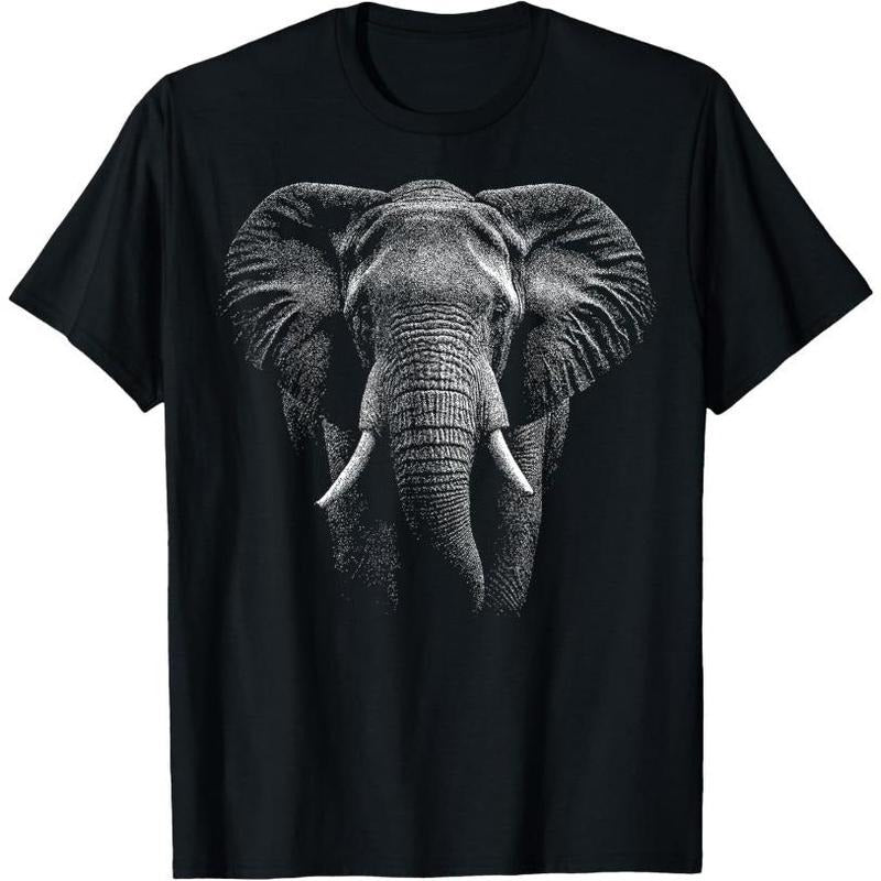 Realistic Elephant T-Shirt Made in USA Hoodie, Sweatshirt | UrbanDripWear.com
