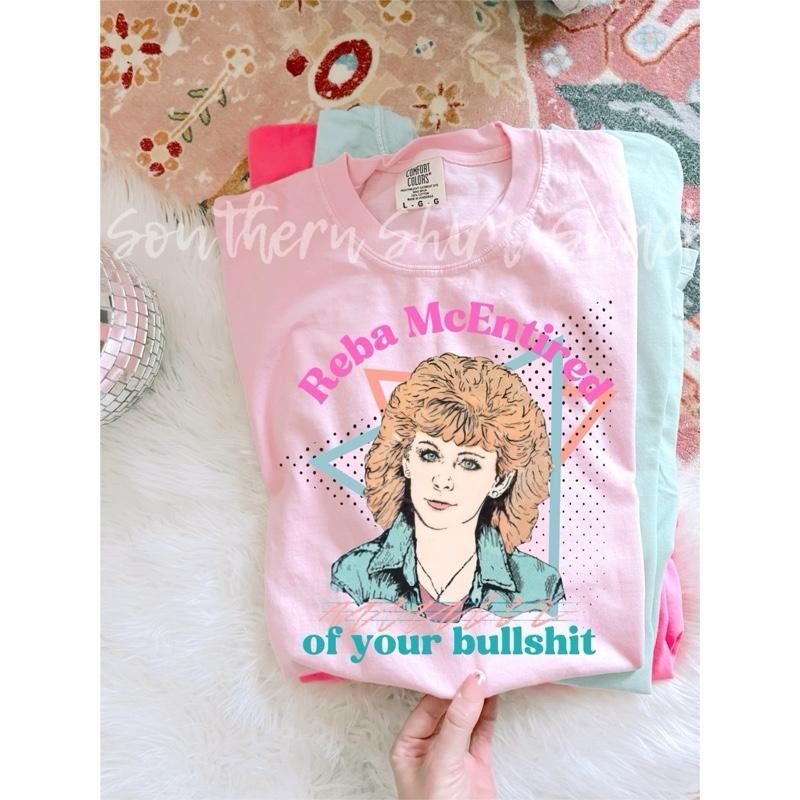 Reba McinTired of your BS T shirt  | Blossom comfort colors t shirt | Reto Reba Hoodie, Sweatshirt | UrbanDripWear.com
