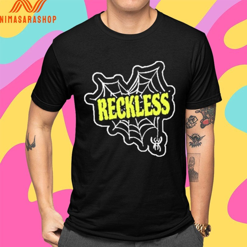 Reckless Cobweb Heart Shirts