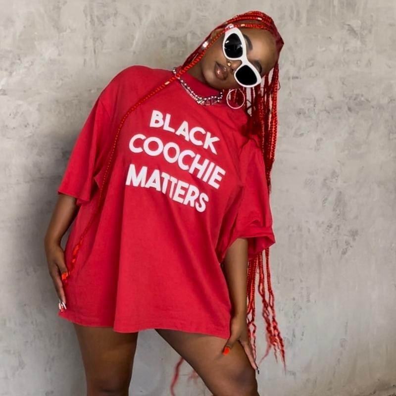Red BCM Mock Neck T-Shirt Hoodie, Sweatshirt | UrbanDripWear.com