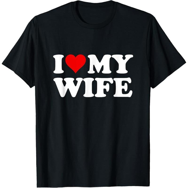 Red Heart I Love My Wife T-Shirt made in usa Hoodie, Sweatshirt | UrbanDripWear.com