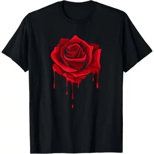 Red Melting Rose - Garden Gardener Botanist Flowers Rose T-Shirt Made in USA Hoodie, Sweatshirt | UrbanDripWear.com