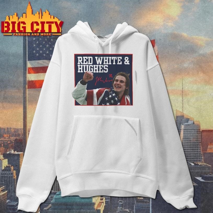 Red, White & Hughes Hockey Shirt
