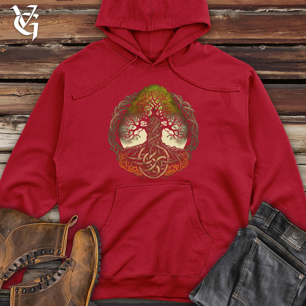 Celtic Life of Tree Min Midweight Hooded Sweatshirt