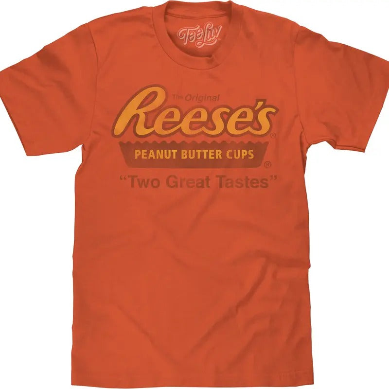 Reese's "Two Great Tastes" Big and Tall T-Shirt - Orange Hoodie, Sweatshirt | UrbanDripWear.com