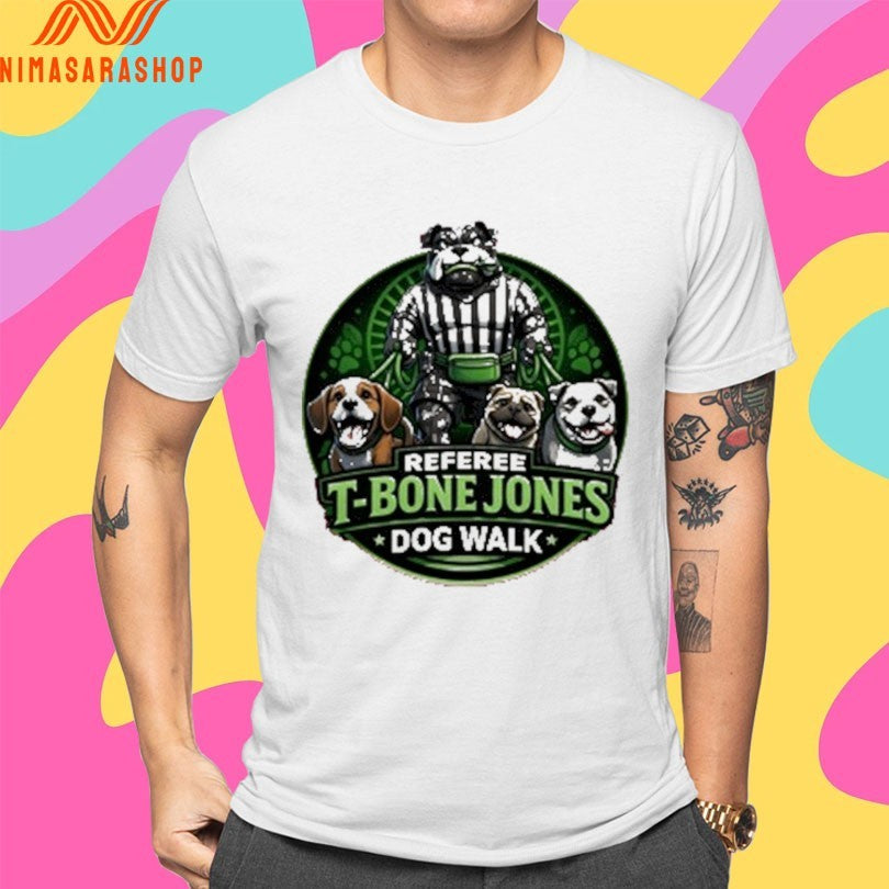 Referee T-Bone Jones Dog Walk Logo Shirts