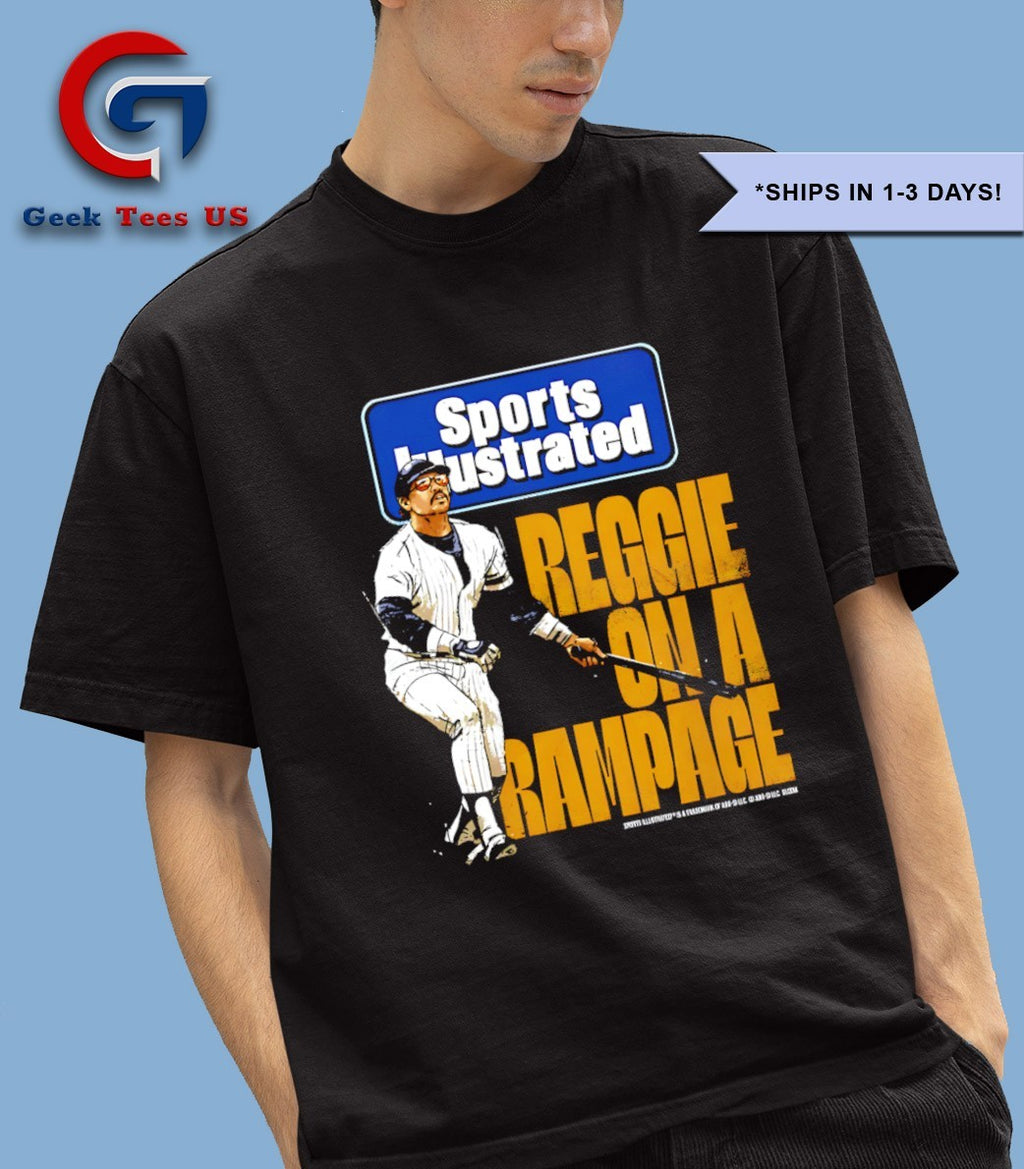 Reggie on a Rampage Reggie Jackson New York Yankees Sports Illustrated shirt