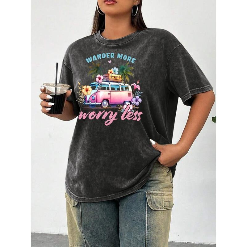 Relaxing Washed Women's T