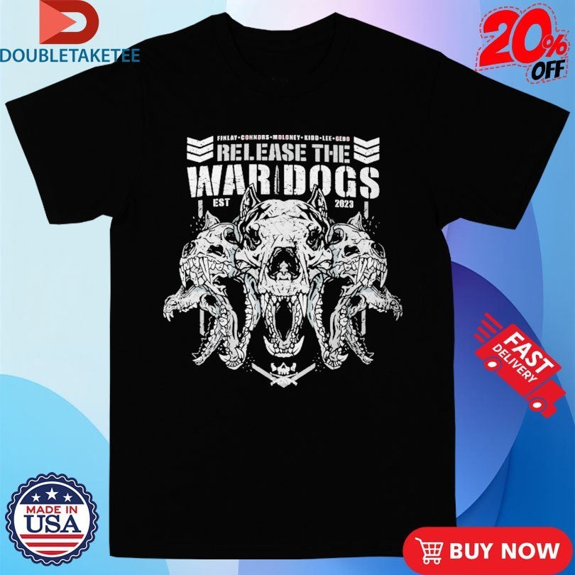 Release The War Dogs Est 2023 New Japan Pro Wrestling Shirts