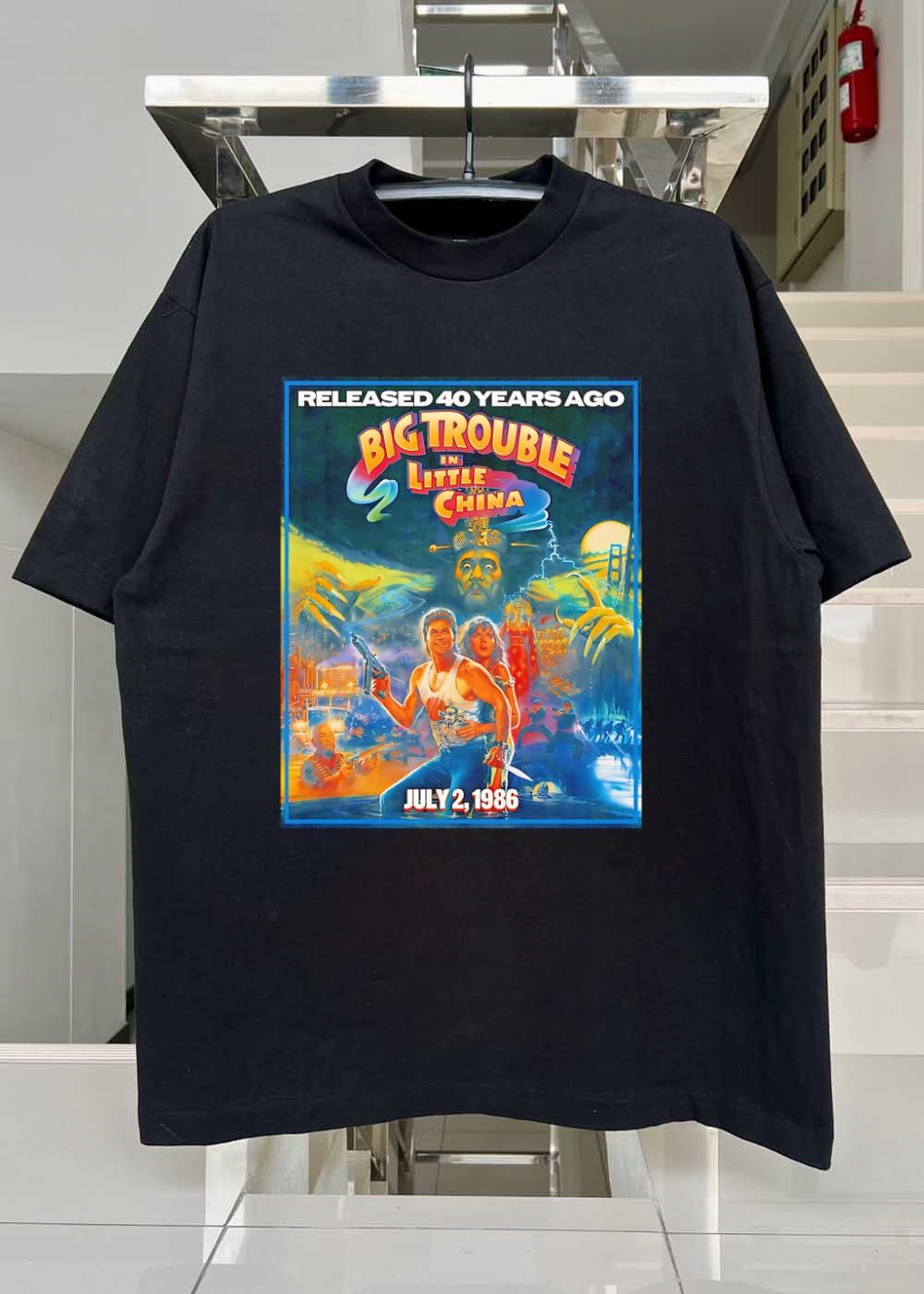 Released 40 Years Ago Big Trouble in Little China July 2 1986 Shirt