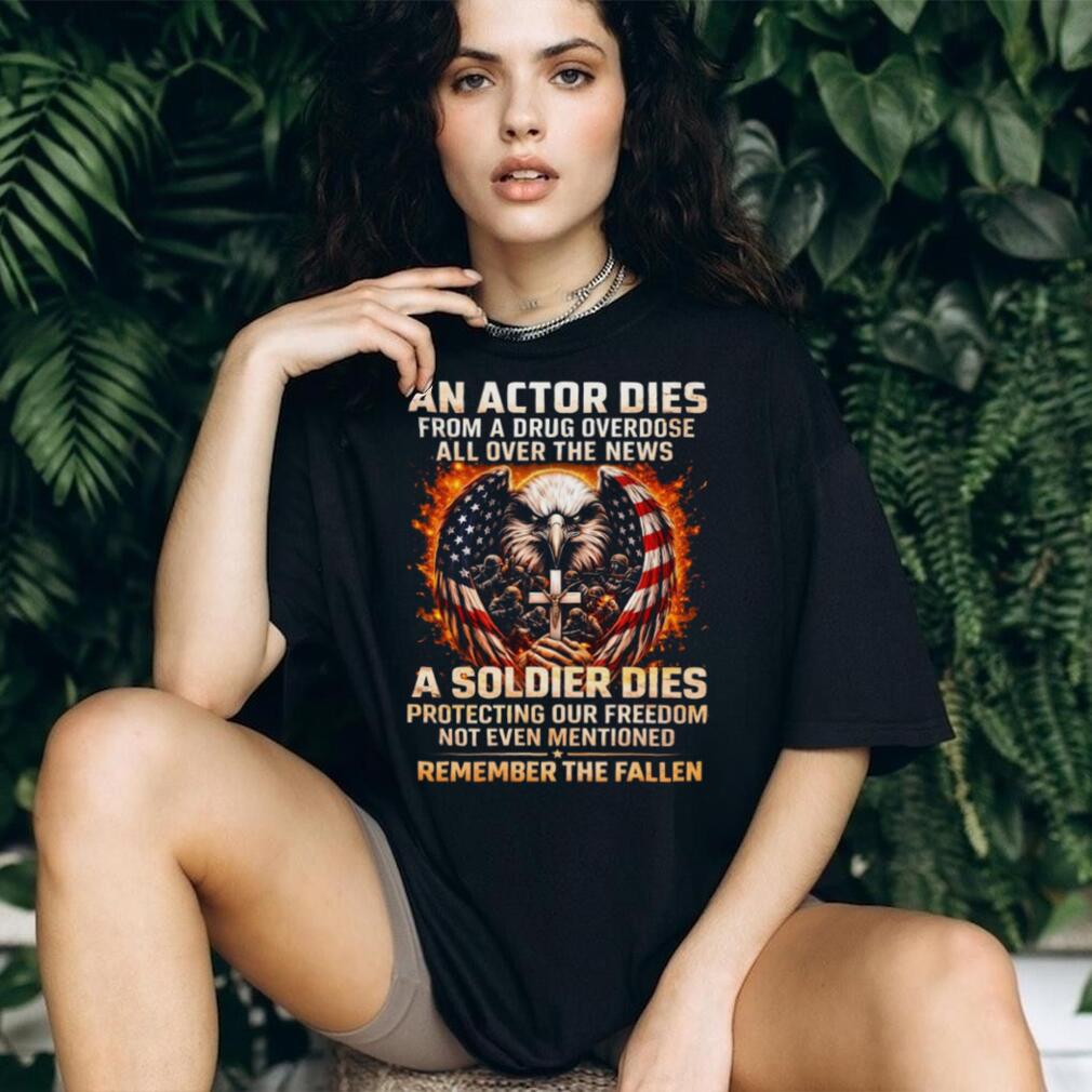 “Remember the Fallen” American Soldier vs Actor Tribute Tee