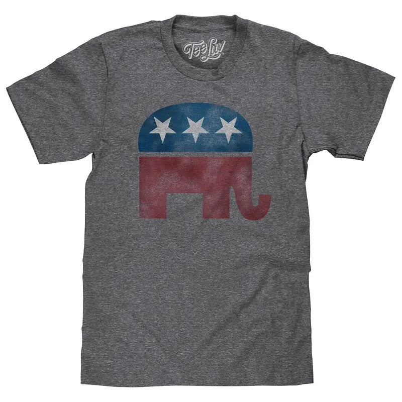 Republican Elephant T-Shirt - Gray Hoodie, Sweatshirt | UrbanDripWear.com