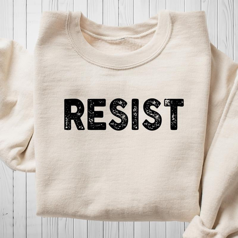 Resist Sweatshirt, Protester Shirts, Social Activism Tshirt, Racial Equality Hoodie, Trump Shirt | UrbanDripWear.com