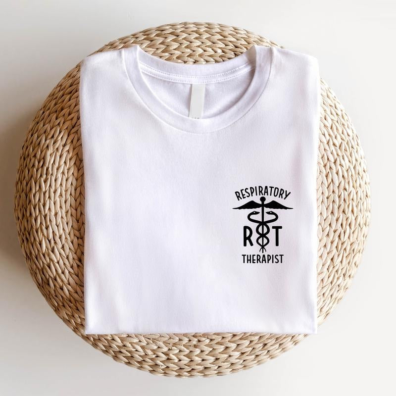 Respiratory Therapist Pocket Size Shirt, RT Nurse T-Shirt, Pulmonologist Appreciation, Lungs Therapist Gift Tee, New...