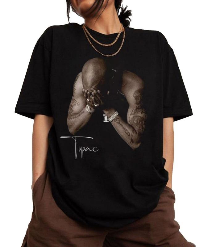 Retro 90s 2Pac Big Face Head Vintage Style Shirt, Vintage Tupac Shakur Shirt, 2Pac 90s Shirt, 2Pac Shakur Shirt, Vintage...