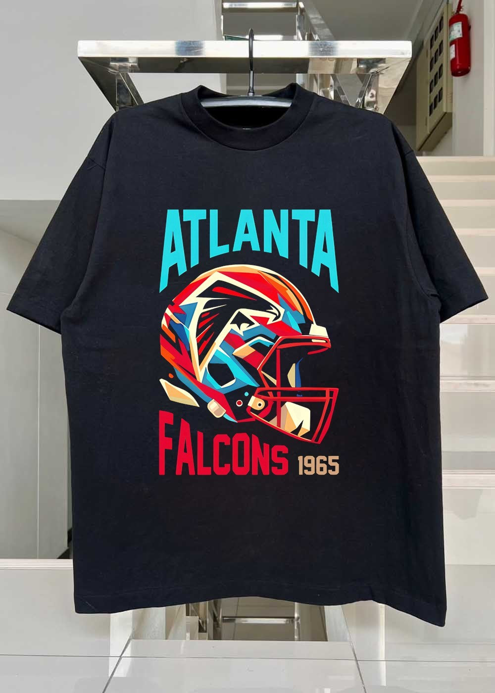 Retro Atlanta Falcons 1965 Helmet Football Team T-Shirt