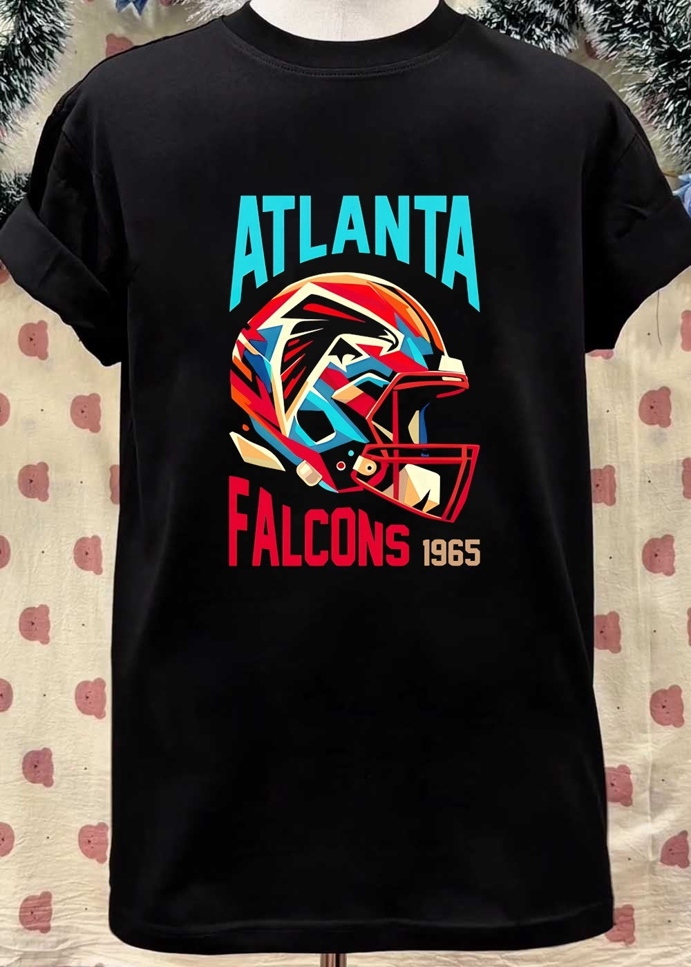 Retro Atlanta Falcons 1965 Helmet Football Team T-Shirt