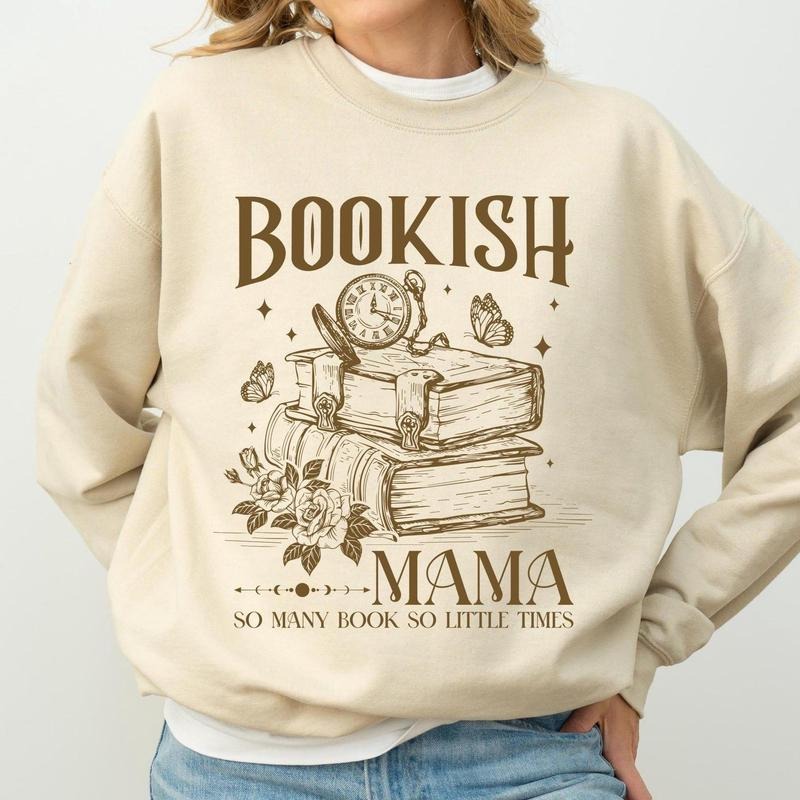 Retro Bookish Mama T-Shirt, Book Lover Tee, Vintage Bookworm Sweatshirt, Dark Romance Shirts, Spicy Books Tee, Mama...