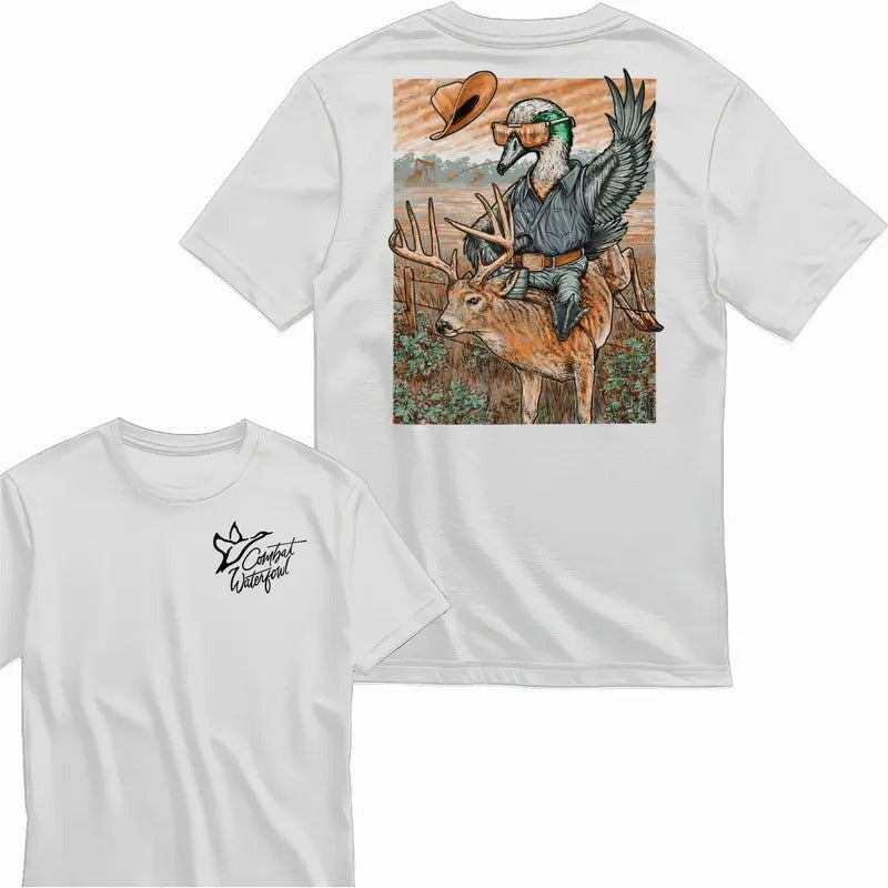 Retro Buckin Cotton Sweatshirt, Dolph Series Duck, 2-Sided Graphic Design Streetwear Mama T-Shirts, Hoodie