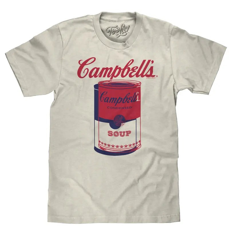 Retro Campbell's Soup Can T-Shirt - Oatmeal Heather Hoodie, Sweatshirt | UrbanDripWear.com