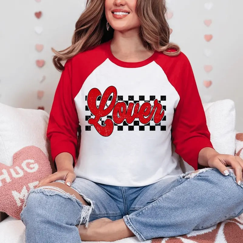 Retro Checkered Lover Shirt - ONLY 1 MEDIUM at this price Hoodie, Sweatshirt | UrbanDripWear.com