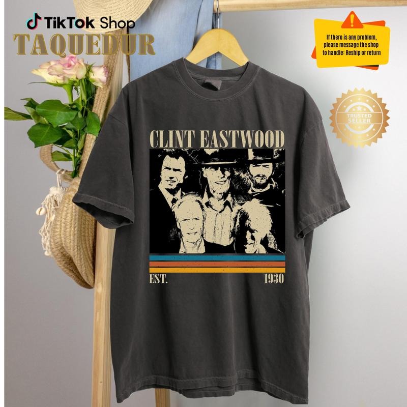 Retro Clint Eastwood Shirt, Comfort Colors Tee, Clint Eastwood Retro Shirt, Vintage 90s Shirt, Retro T-Shirt, Classic...