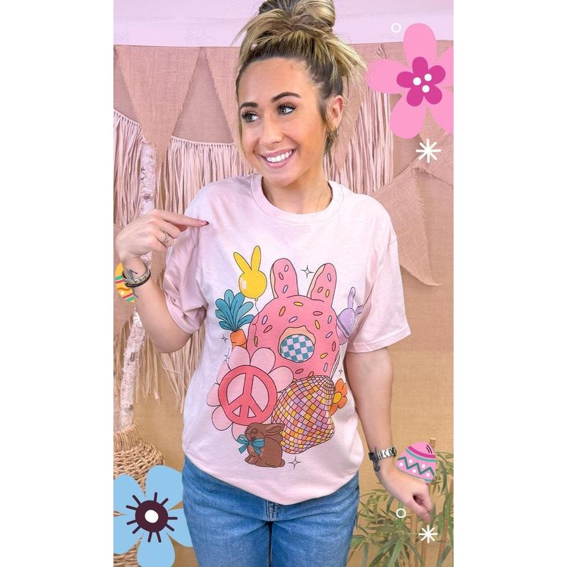Retro Easter Vibes Graphic T-Shirt Hoodie, Sweatshirt | UrbanDripWear.com