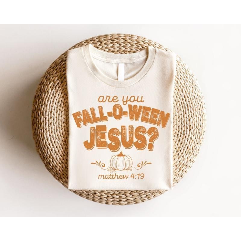 Retro Fall Religious Sweatshirt, Are You Fall-O-Ween Jesus, Womens Christian Shirt, Follow Jesus Shirt, Bible Matthew...