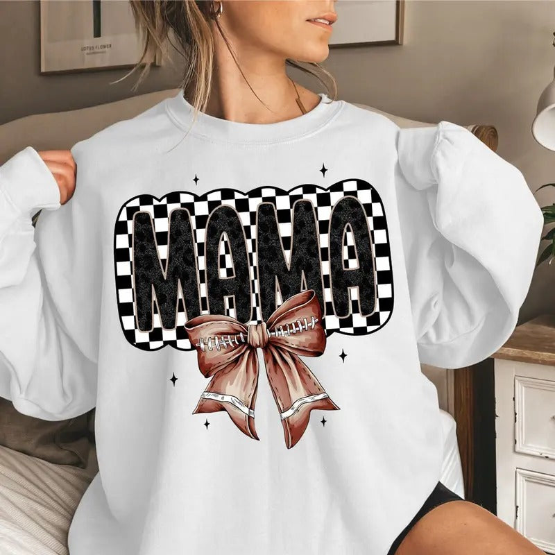 Retro Football Mama  Football Season , Game Day Sweatshirt T-Shirts, Hoodie | UrbanDripWear.com