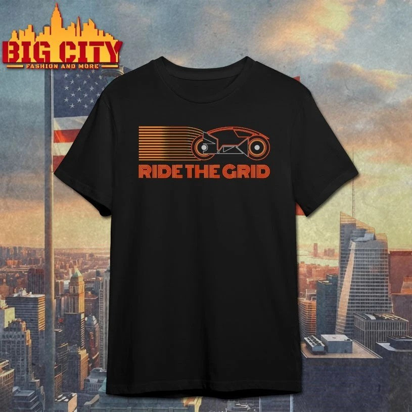 Retro Futurism Ride The Grid T-Shirt
