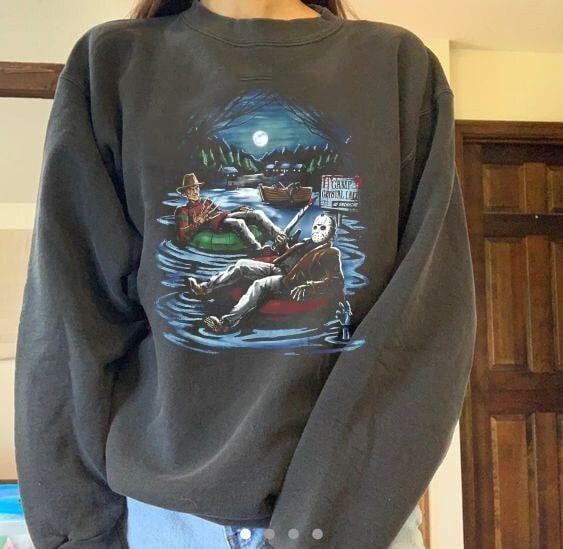 Retro Halloween Horror Movie Sweatshirt, Scream Sweatshirt, Horror Movies Characters Shirt, Halloween Sweatshirt Hoodie