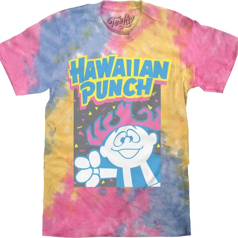 Retro Hawaiian Punch Tie Dye T-Shirt - Sherbert Tie Dye Hoodie, Sweatshirt | UrbanDripWear.com