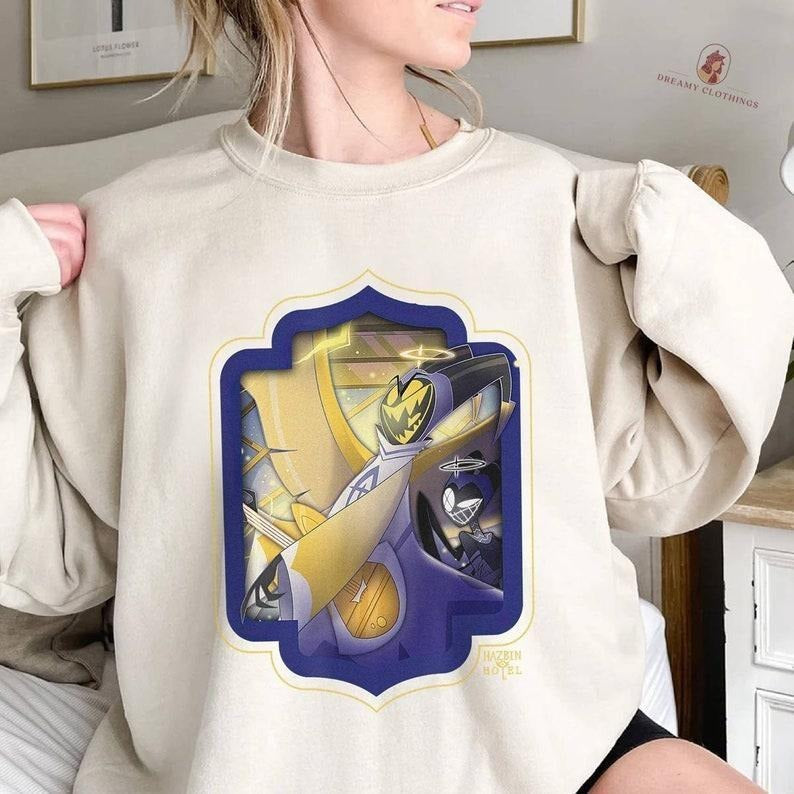 Retro Hazbin Hotel Adam Hazbin Hotel Charlie Sweatshirt T-Shirts, Hoodie | UrbanDripWear.com