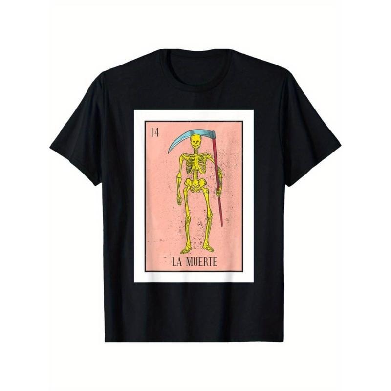Retro La Muerte Lottery Card The Death Card Mexican Lottery T-Shirt Hoodie, Sweatshirt | UrbanDripWear.com