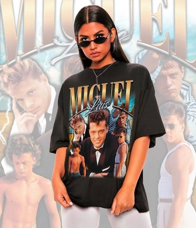 Retro Luis Miguel Shirt Unisex Hoodie, Sweatshirt | UrbanDripWear.com