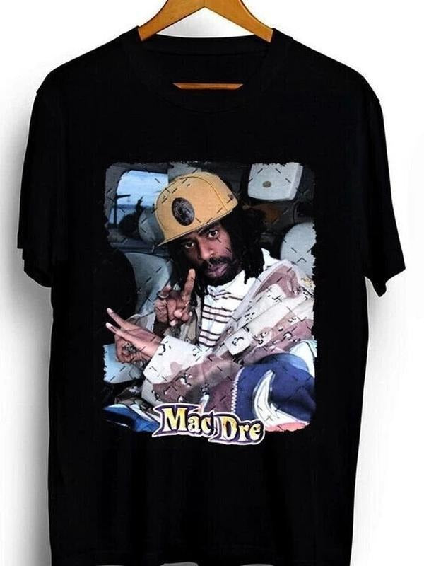 Retro Mac Dre Thizz Nation Shirt Short Sleeve Black Unisex Size S-5XL Hoodie, Sweatshirt | UrbanDripWear.com