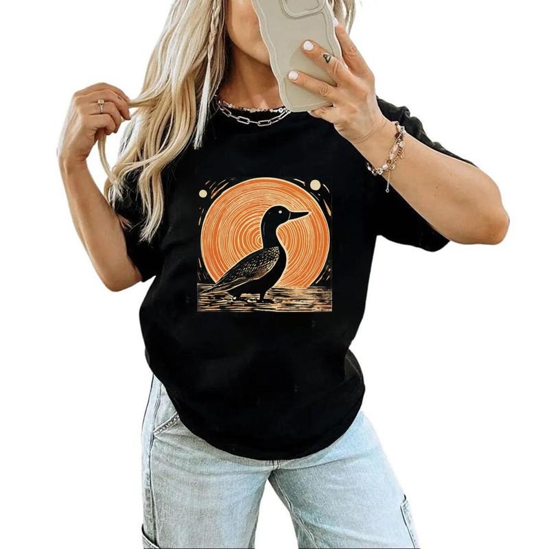 Retro Mallard Duck Hunting Apparel Cute Unisex Hoodie T-shirt Sweatshirt Hunters Cotton Womenswear | UrbanDripWear.com