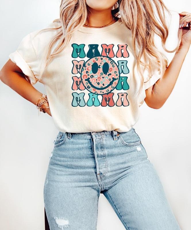 Retro Mama Vibes Crewneck,Cozy Mom Tee,Thoughtful Gift for Grandma, shirt for women Hoodie, Sweatshirt | UrbanDripWear.com
