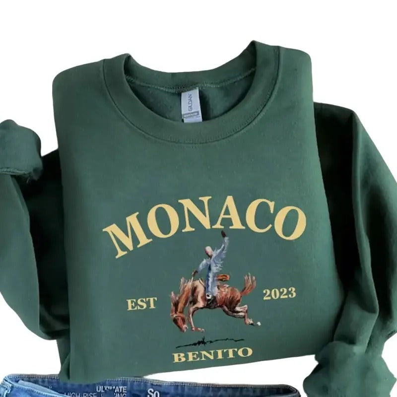Retro Monaco Sweatshirt, Nadie Sabe lo que va pasar manana Shirt, Benito Sweatshirt, Gift For Fan, Bunny Sweatshirt...