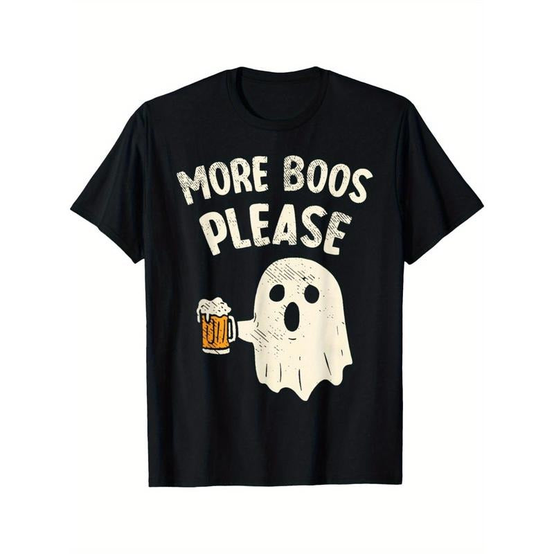Retro More Boos Please Ghost Beer Halloween Costume Men Boys T-Shirt made in usa Hoodie, Sweatshirt | UrbanDripWear.com