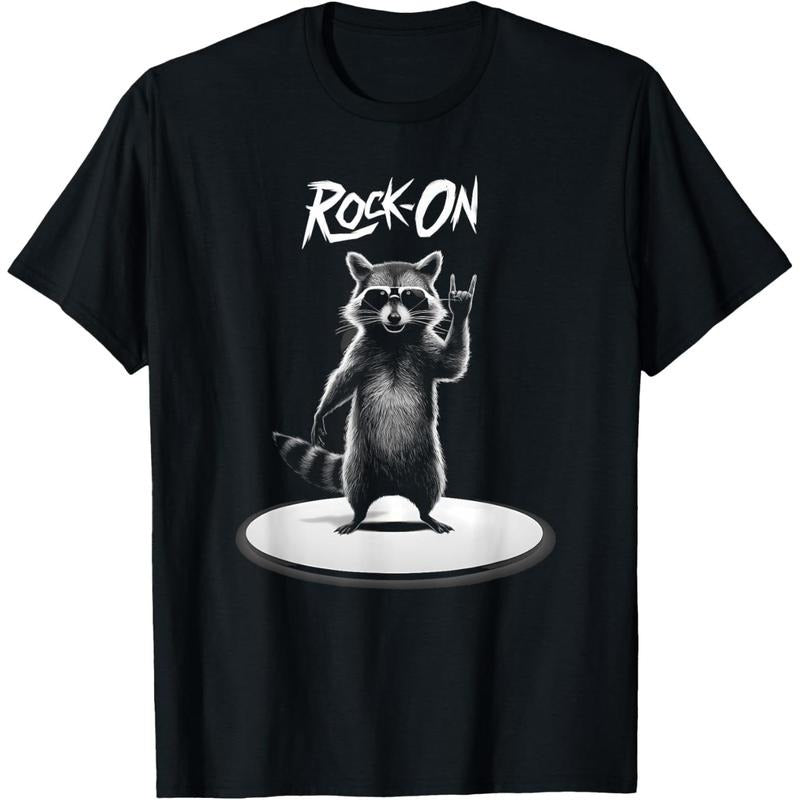 Retro Raccoon Rock Music Gift Men Kids Women Funny Raccoon T-Shirt made in us Hoodie, Sweatshirt | UrbanDripWear.com