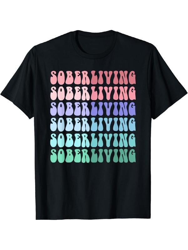 Retro SOBER LIVING Sobriety Mom Addiction Awareness Meme T-Shirt Cotton Fit Hoodie, Sweatshirt | UrbanDripWear.com