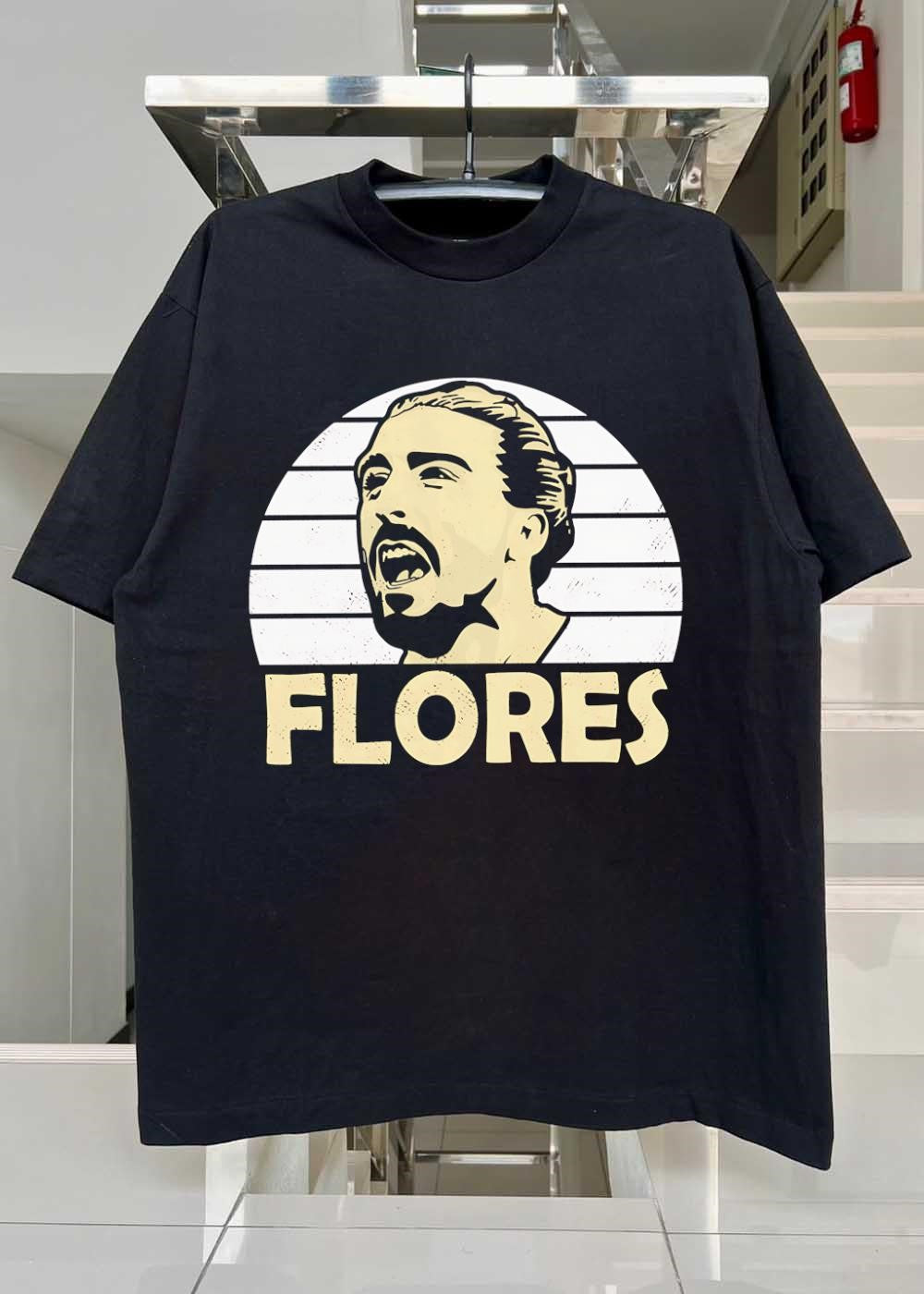 Retro Style Flores Portrait T-Shirt