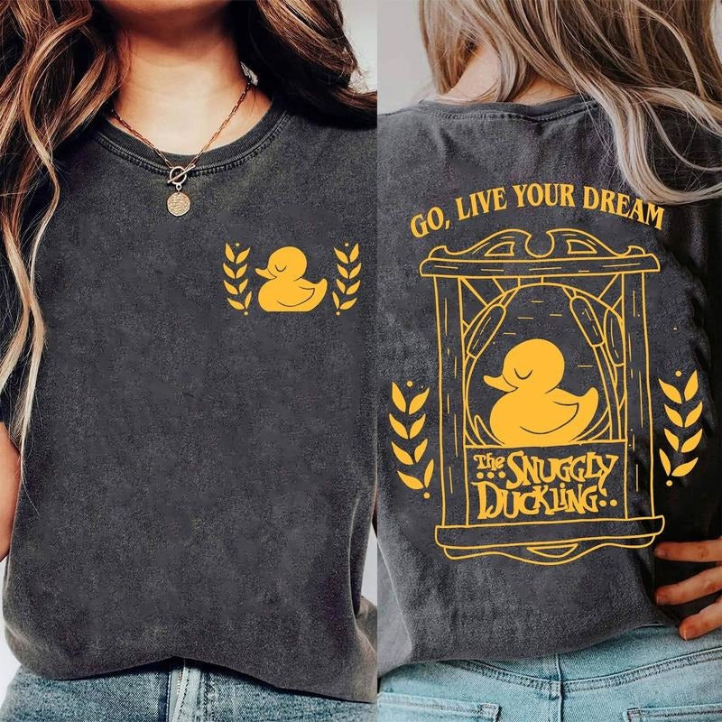 Retro Tangled Rapunzel Comfort Colors Tee, Snuggly Duckling 2 Sides Tshirt, Rapunzel Go Live Your Dream, Tangled Family...