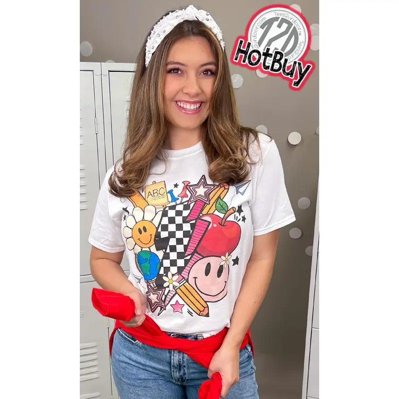 Retro Teacher Vibes Graphic T-Shirtstyle{n002}2 T-Shirts, Hoodie, Sweatshirt | UrbanDripWear.com