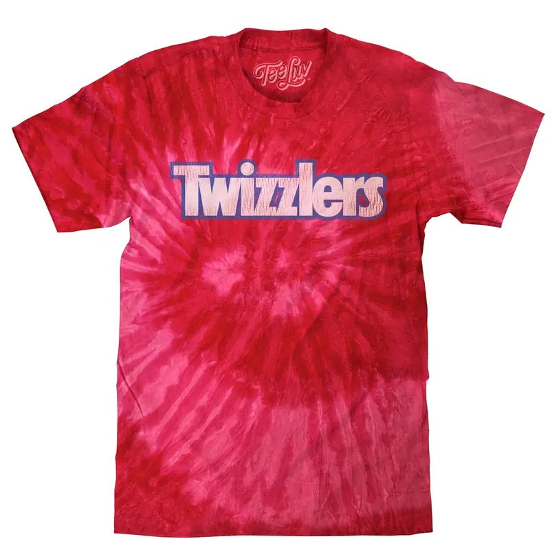 Retro Twizzlers Tie Dye T-Shirt - Red Spider Tie Dye Hoodie, Sweatshirt | UrbanDripWear.com