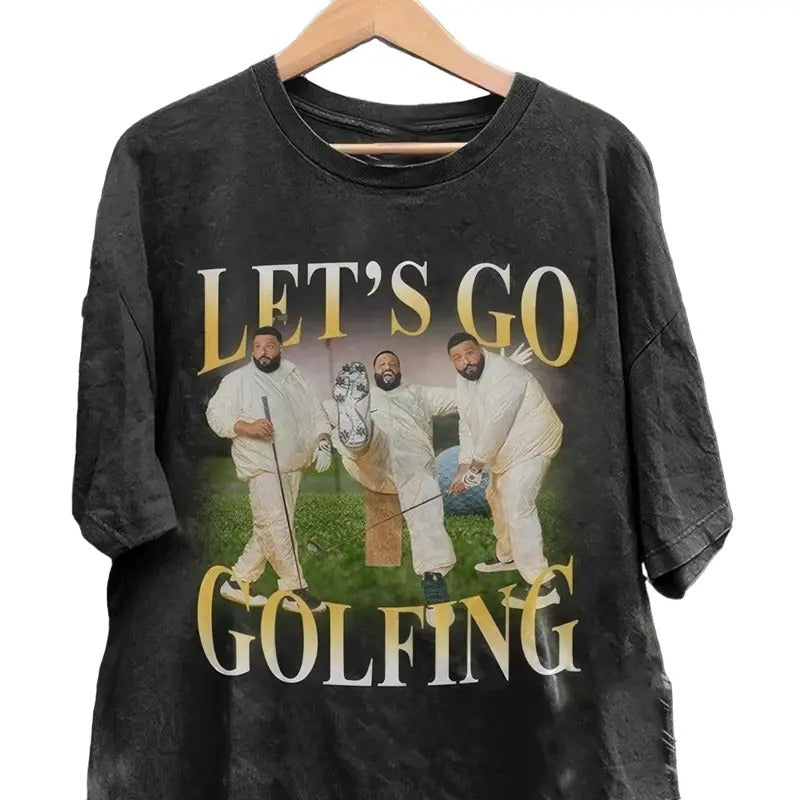 Retro Unisex TShirt Collection feat. Dj Khaled Golf Design Hoodie, Sweatshirt | UrbanDripWear.com