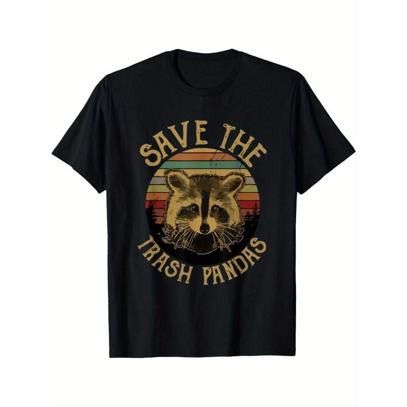 Retro Vintage Save The Trash Pandas Funny Raccoon Animal T-Shirt Made in USA Hoodie, Sweatshirt | UrbanDripWear.com
