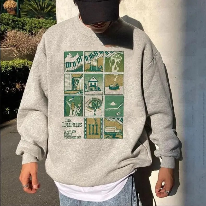 Retro Vtg Lumineers Tour Music, Lumineers Band Sweatshirt T-Shirts, Hoodie | UrbanDripWear.com
