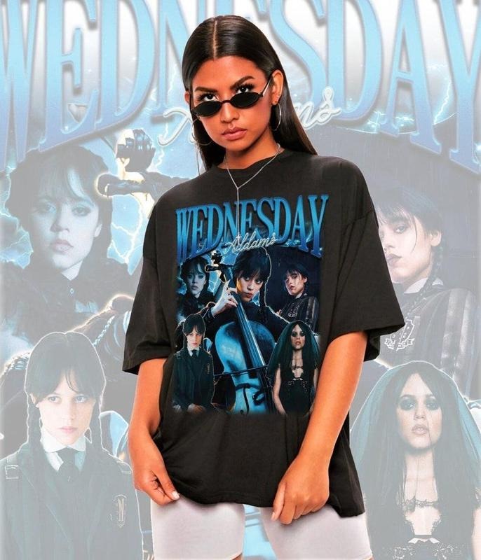 Retro Wednesday Addams Shirt -Wednesday Addams Tshirt,Wednesday Addams T shirt Hoodie, Sweatshirt | UrbanDripWear.com